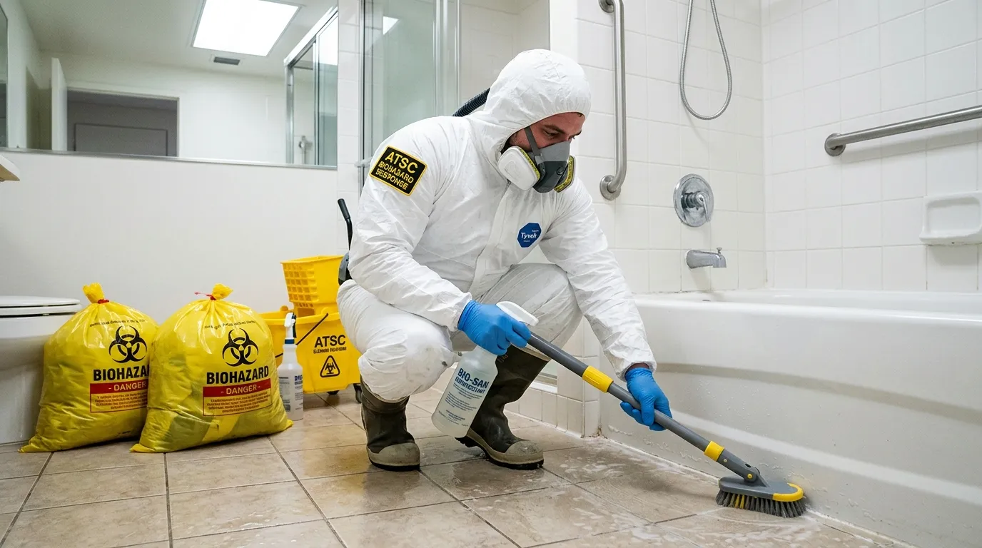 Decontamination equipment deployed for Blood Cleanup in Greensburg